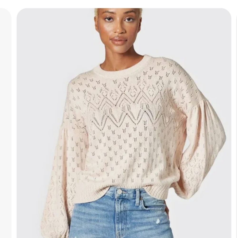 Joie Phillipa pointelle sweater